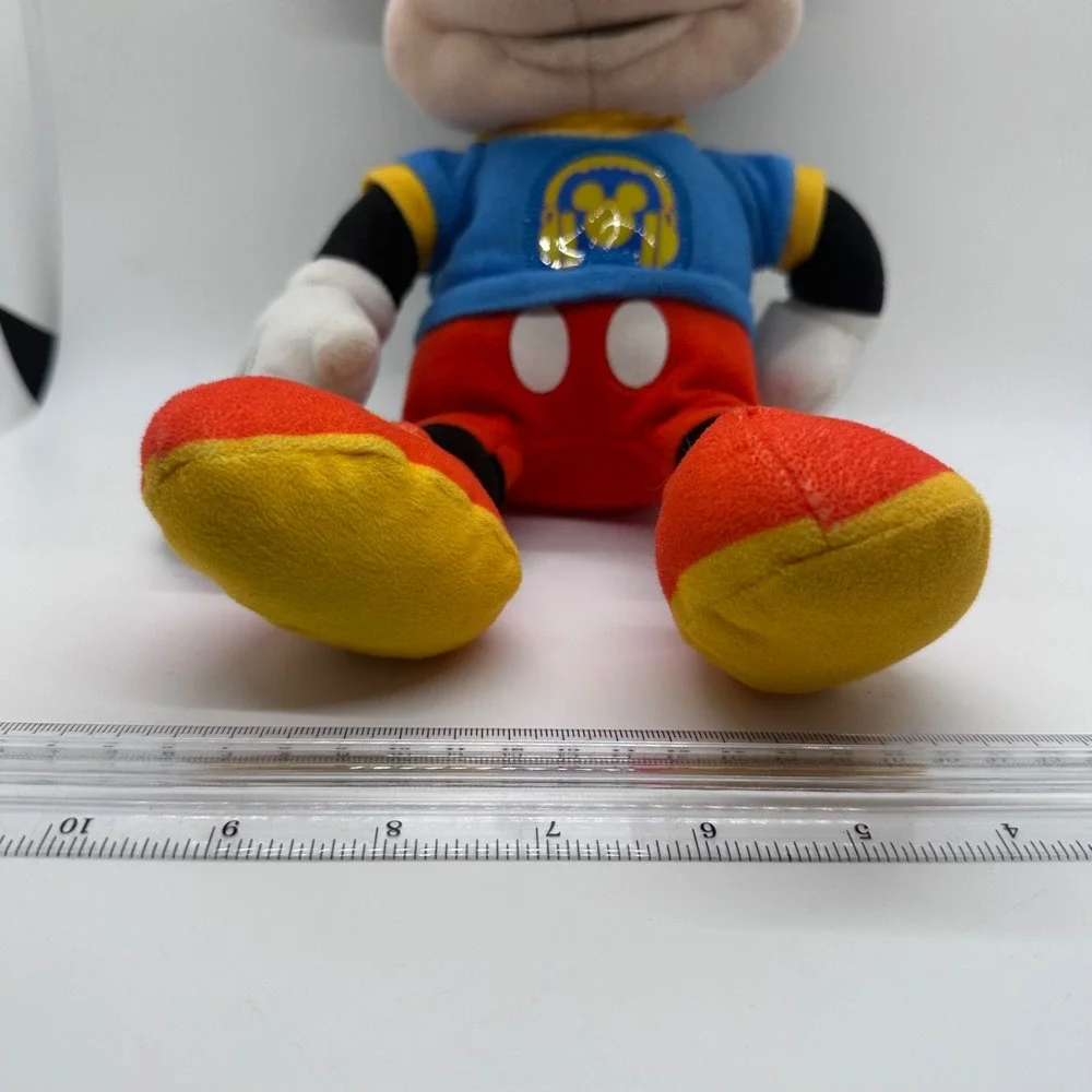 Disney Mickey‎ Mouse Plush Toy  Blue Shirt Stuffed Animal 13in